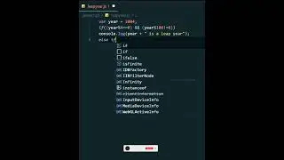leap year in JavaScript program | JavaScript #coding #javascript #js