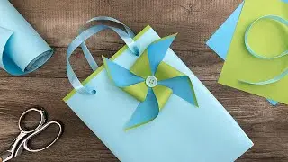 Pinwheel Gift Bag | Gift Packaging | DIY Crafts