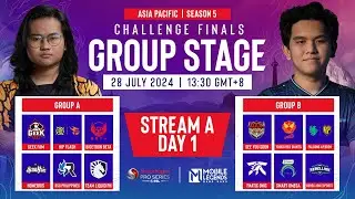 🔴 [EN] Stream A | AP Mobile Legends: Bang Bang | SPS Mobile Challenge Finals Group Stage | S5 Day 1