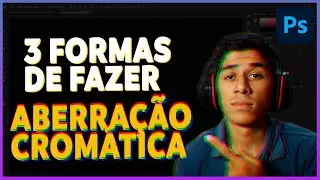 Como fazer efeito ABERRAÇÃO CROMÁTICA no #Photoshop