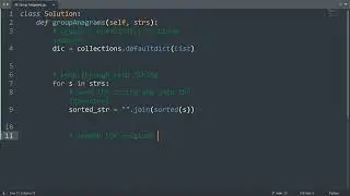 Leetcode 49. Group Anagrams in Python | Python Leetcode | Python Coding Tutorial | Python Code ASMR