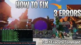 How To Fix 3 Errors Multiverse You dont have permission | Hey the Inserted number!! in 