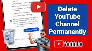 How To Delete YouTube Channel Permanently (2024 Update) | Delete YouTube Channel