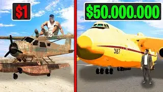 MÁY BAY $1 vs $50.000.000 Trong GTA 5! ✈️💰