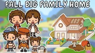 Fall Aesthetic 🍂🎃  Big Family Home 🧡 Toca Boca House Ideas 😍 TOCA GIRLZ