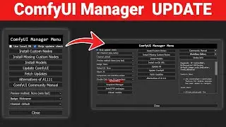 How to update ComfyUI manager