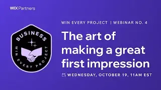 LIVE WEBINAR: The art of making a great first impression