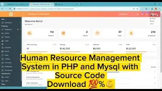 HR Management System in PHP and Mysql with Source Code (Demo)