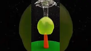 Drop balloon slow motion 39