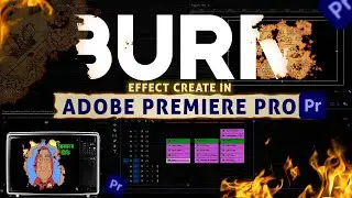 Ultimate Burn Text Effect Tutorial | Advanced Premiere Pro Techniques | abbro | easy way