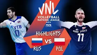 RUS vs. POL - Highlights Week 2 | Mens VNL 2021