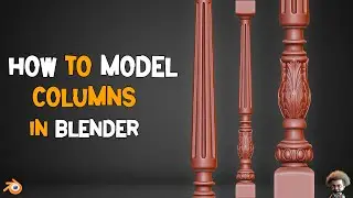 How To Model Columns In Blender