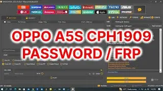 OPPO A5S CPH1909 PASSWORD PLUS FRP UNLOCKED WITH UNLOCKTOOL