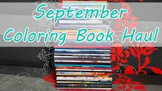 September Coloring Book Haul | 2024