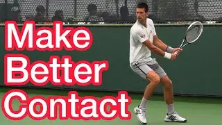 Two Handed Backhand Tip For Better Contact (Tennis Technique Explained)