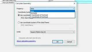 Geometric Calculates Sous arc Gis