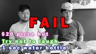 Failed Challenges Compilation 2017 [$20 Pizza Hut] [1 sec Water Bottle] [Try Not To Laugh]