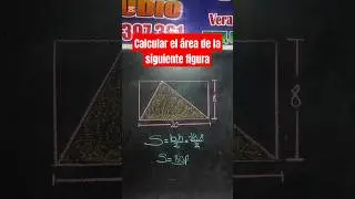 Calcular el área de la siguiente figura #clasesdematematicas #piradosporlasmatesygeometria