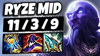 Ryze vs Pantheon MID [ 58% Win Rate ] Patch 14.17 Korea Master ✅