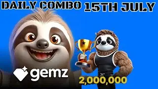 💎Gemz Daily combo Cards  Gemz Coin Daily Combo 15th July 2024