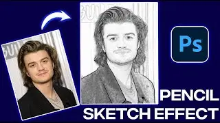 Pencil Sketch Effect in Photoshop #shortsyoutube  #photoshoptutorial #newvideo