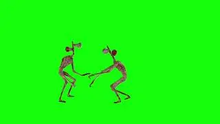 Siren Head Vs Siren Head green screen