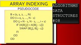 DATA STRUCTURES IN JAVA - How to sort array with index arrays