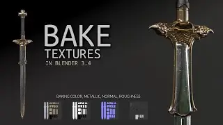 Baking textures from multiple objects: Blender Workflow