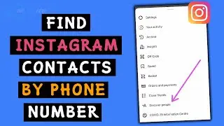 How to find instagram contacts by phone number 2023