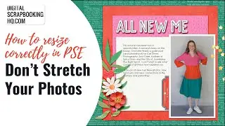 How to resize layers in Photoshop Elements 2024