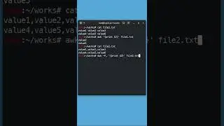 Linux Commands Quick Tip: Using 'awk' Command field separator