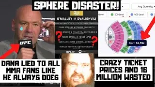 The UFC 306 Sphere Card DISASTER! Dana White Lied To Us All? 16 Million Dollars Lost!