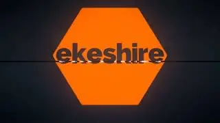 ekeshire flip logo reveal landscape video