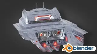 How To Make Free Form Sci Fi Elements In Blender / Blender Tutorial