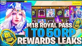 Finally M18 Royalpass 1 to 50 Rewards 🔥 M18 Royalpass Leaks