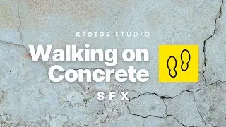 Walking on Concrete Sound Effect | 100% Royalty-Free | No Copyright Strikes