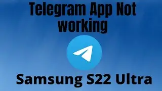 Telegram App Not working problem Samsung S22 Ultra || telegram connecting issue Fixed