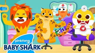 Scary Predator Friends Go to Baby Shark Hospital! | Baby Sharks Hospital Play | Baby Shark Official