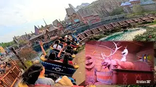 Frozen Coaster Ride - Wandering Oaken's | Shortest Disney Coaster Ever! | Hong Kong Disneyland