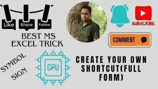 CREATE YOUR OWN SHORTCUT(FULL FORM)