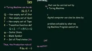 96 Turing Machine Formal Definition