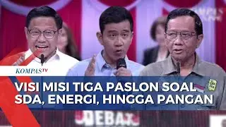 [FULL] Debat Keempat Pilpres 2024, Tiga Cawapres Sampaikan Visi-Misi soal SDA hingga Pangan