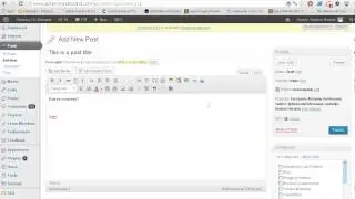 How to Upload a Post to Wordpress