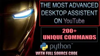 The Most Advanced Iron Man JARVIS AI Desktop Voice Assistant | Python Tutorial | How to Make Jarvis