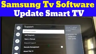 How To Update Software On Samsung Smart TV | N4200 | All Samsung Smart TV