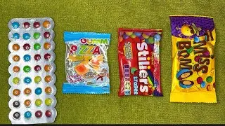 Rainbow chocolate| Stiliers| gummy pizza | Miss Boom gummy 👍