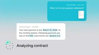 Introducing the AI Agent for Contract Management