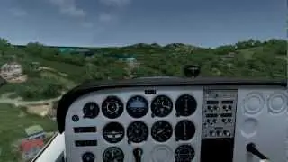 [HD] FS9 Carenado C172 Landing at TFFJ