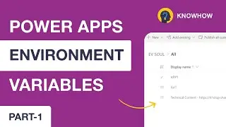 Power Apps Environment Variables Explained: Part-1