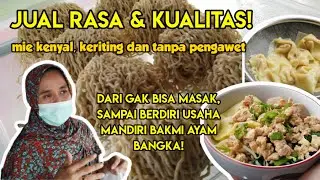 SEMANGAT BELAJAR DARI YOUTUBE, KINI MANDIRI USAHA MIE AYAM BANGKA SUPER ENAK